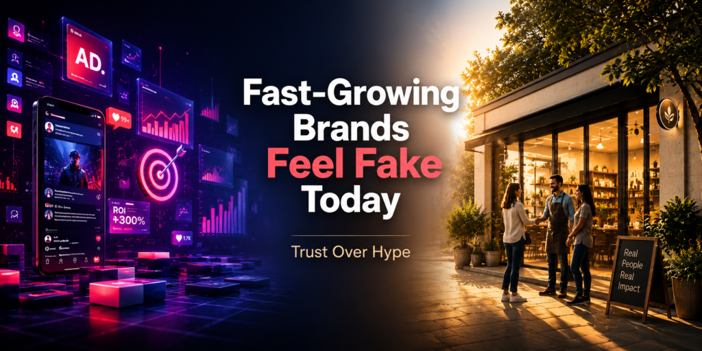 Founder perspective on why fast-growing brands feel fake in modern digital marketing and SEO.